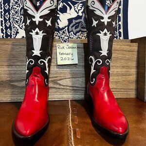 Stunning High-End Stallion Cowgirl Boots in size 7.5B
